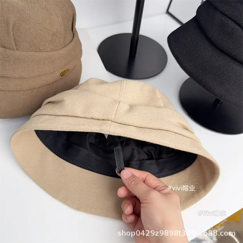 Women Fisherman Hat Beige Black Gray 2025 — feature 5