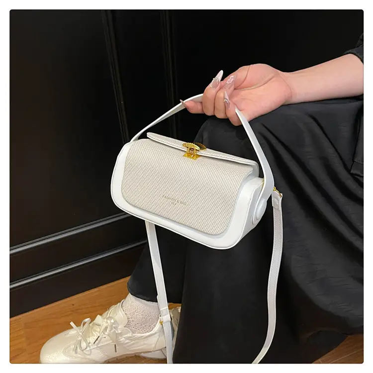 Beige Square Handbag Women 2025 Leather Luggage — feature 15