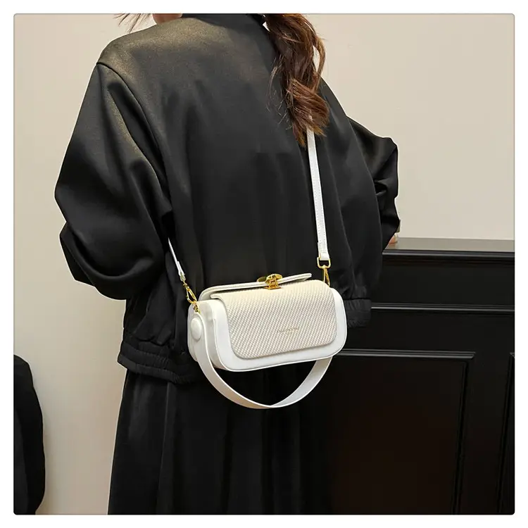 Beige Square Handbag Women 2025 Leather Luggage — feature 18