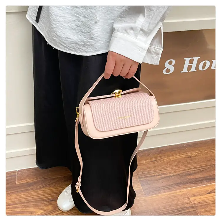 Beige Square Handbag Women 2025 Leather Luggage — feature 19