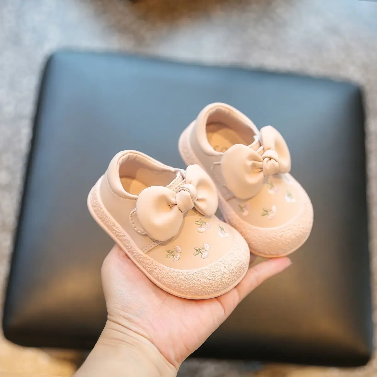 Baby Girl Flats Shoes 1-3Yr Baotou Soft Sole