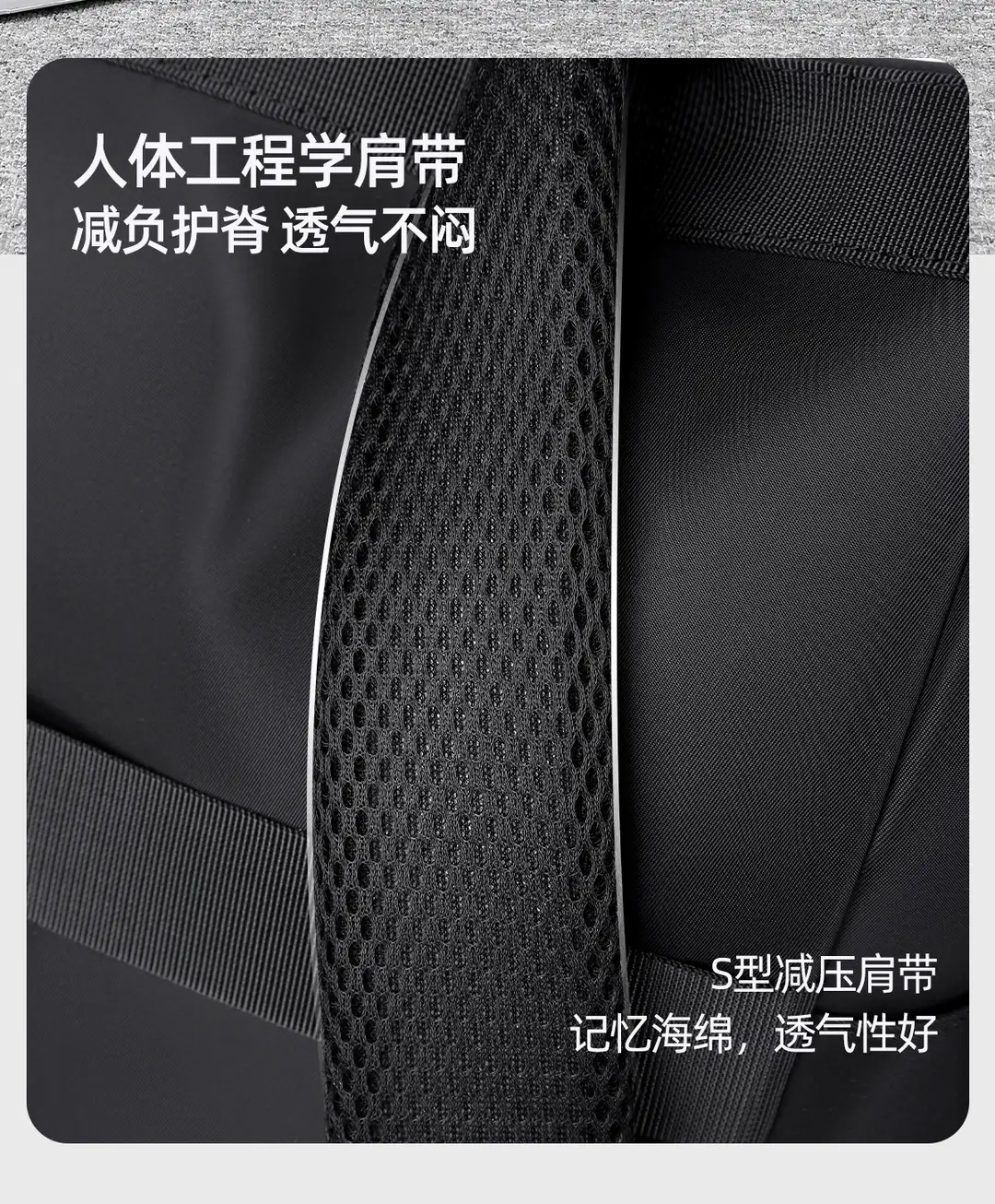 Cross-Border New Backpack 16inch Laptop Backpack Business Trip Travel Bag Commuter Casual Large Capacity School Bag — feature 15