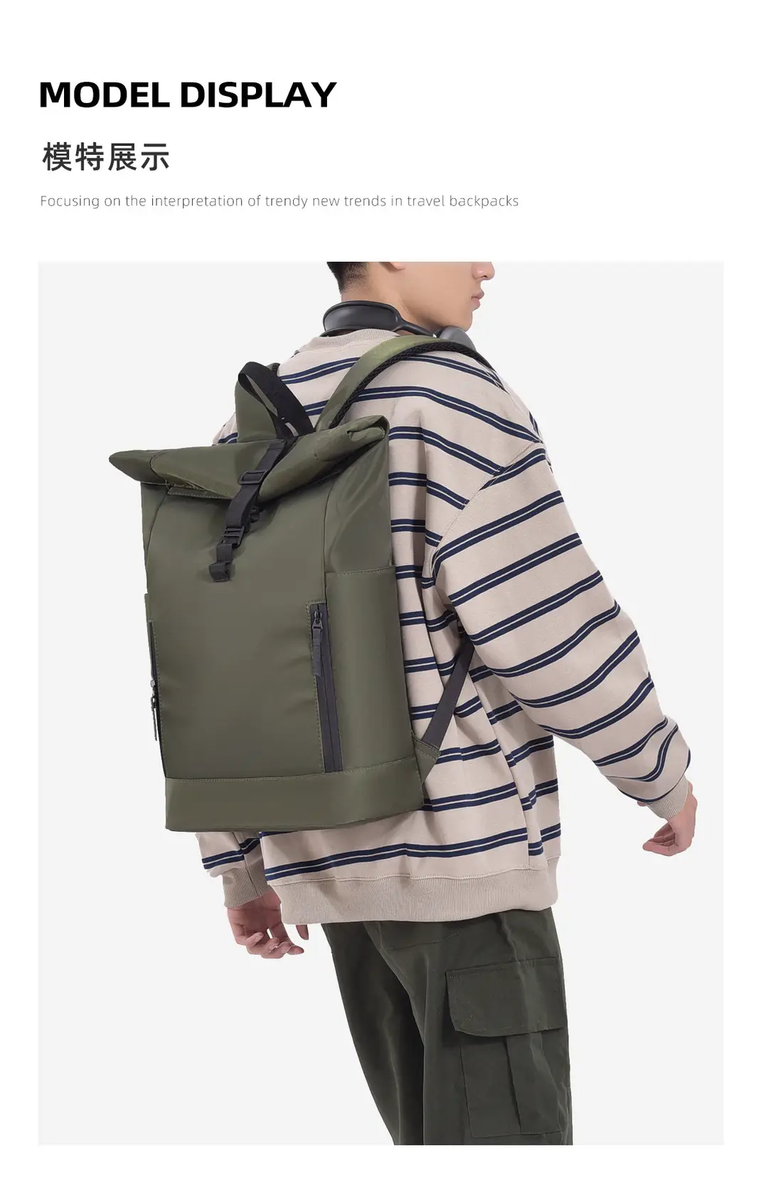 Cross-Border New Backpack 16inch Laptop Backpack Business Trip Travel Bag Commuter Casual Large Capacity School Bag — feature 19