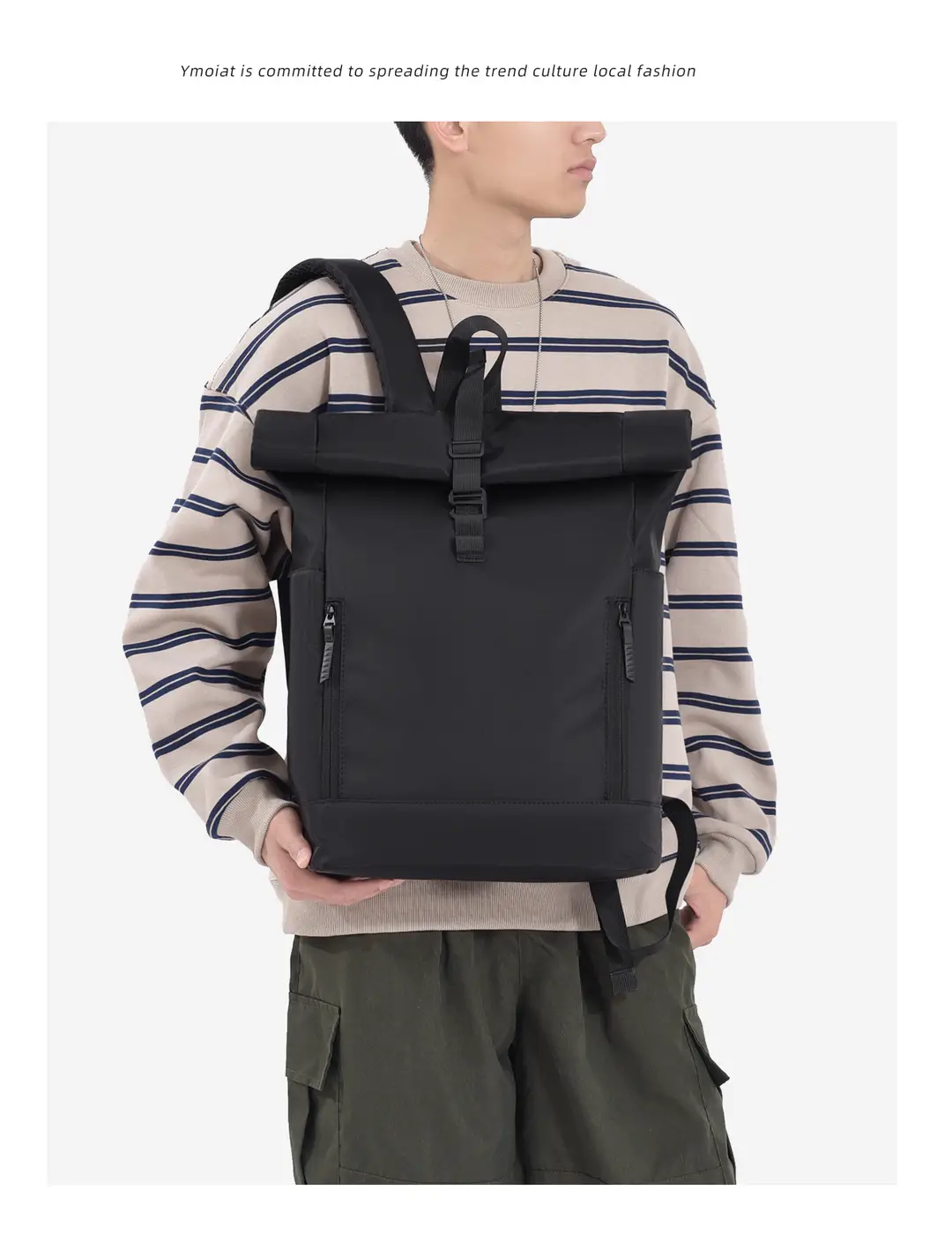 Cross-Border New Backpack 16inch Laptop Backpack Business Trip Travel Bag Commuter Casual Large Capacity School Bag — feature 28