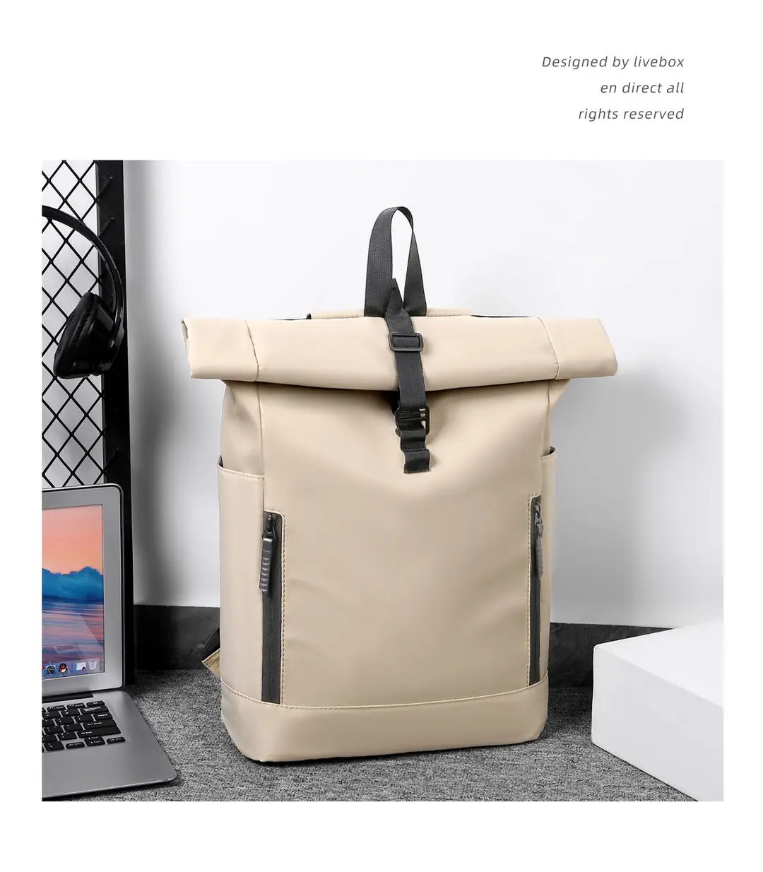 Cross-Border New Backpack 16inch Laptop Backpack Business Trip Travel Bag Commuter Casual Large Capacity School Bag — feature 31