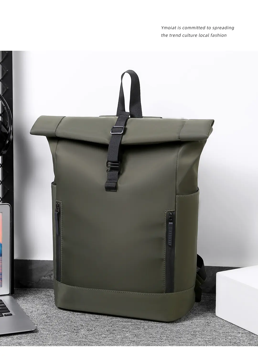 Cross-Border New Backpack 16inch Laptop Backpack Business Trip Travel Bag Commuter Casual Large Capacity School Bag — feature 32