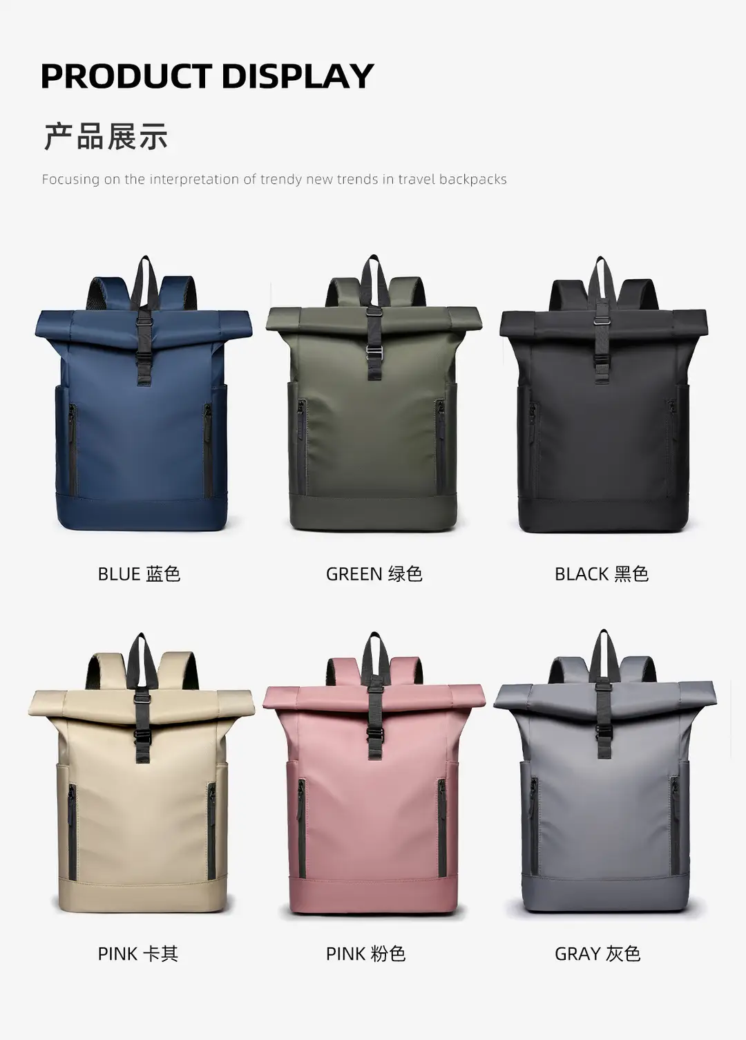 Cross-Border New Backpack 16inch Laptop Backpack Business Trip Travel Bag Commuter Casual Large Capacity School Bag — feature 35