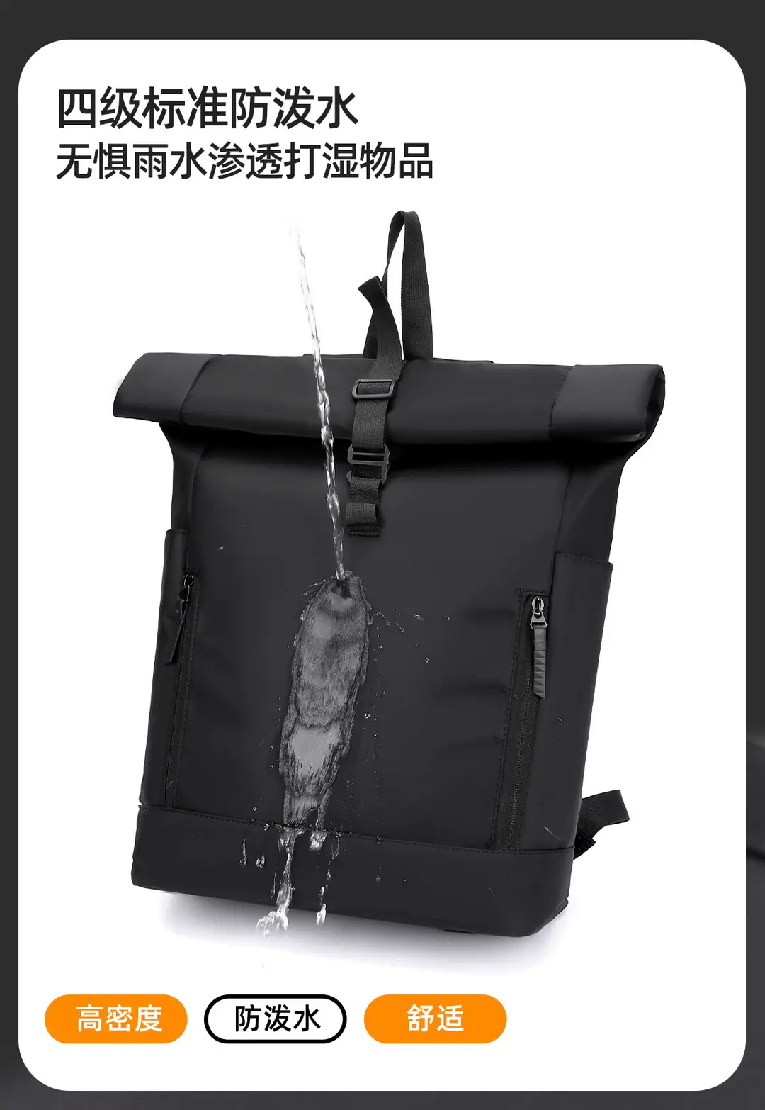 Cross-Border New Backpack 16inch Laptop Backpack Business Trip Travel Bag Commuter Casual Large Capacity School Bag — feature 5
