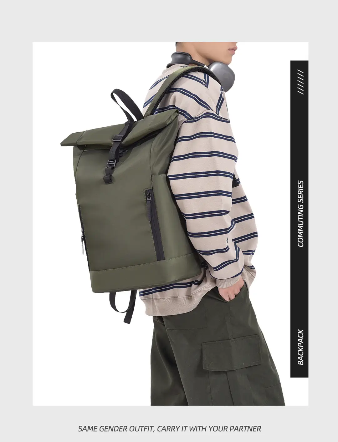 Cross-Border New Backpack 16inch Laptop Backpack Business Trip Travel Bag Commuter Casual Large Capacity School Bag — feature 7