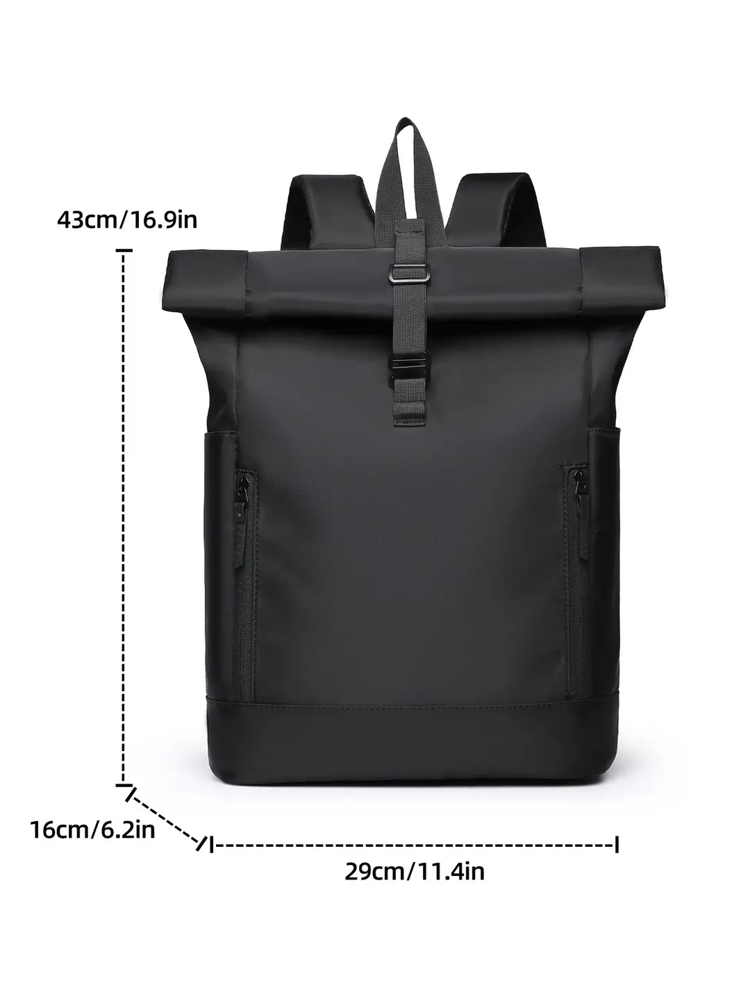 Cross-Border New Backpack 16inch Laptop Backpack Business Trip Travel Bag Commuter Casual Large Capacity School Bag