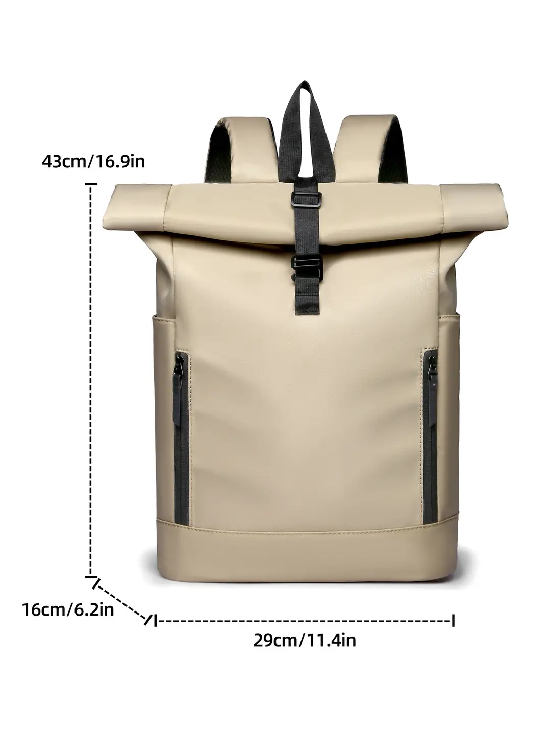 Cross-Border New Backpack 16inch Laptop Backpack Business Trip Travel Bag Commuter Casual Large Capacity School Bag