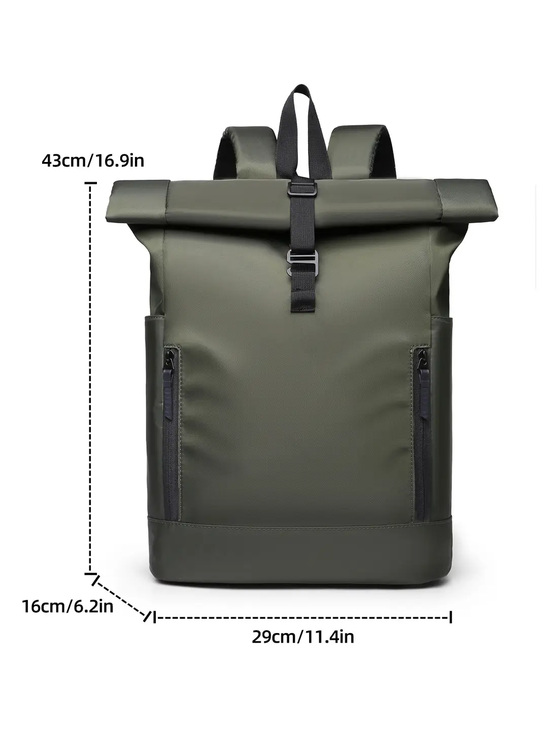 Cross-Border New Backpack 16inch Laptop Backpack Business Trip Travel Bag Commuter Casual Large Capacity School Bag