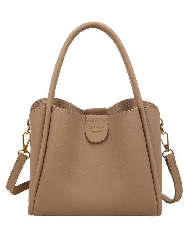 Women's Crossbody Bag Brown Leather 2025 Commuting