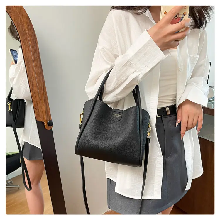 Women's Crossbody Bag Brown Leather 2025 Commuting — feature 18