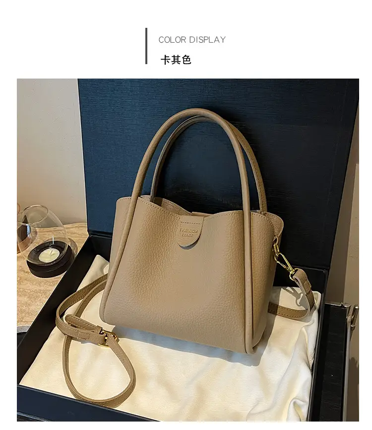 Women's Crossbody Bag Brown Leather 2025 Commuting
