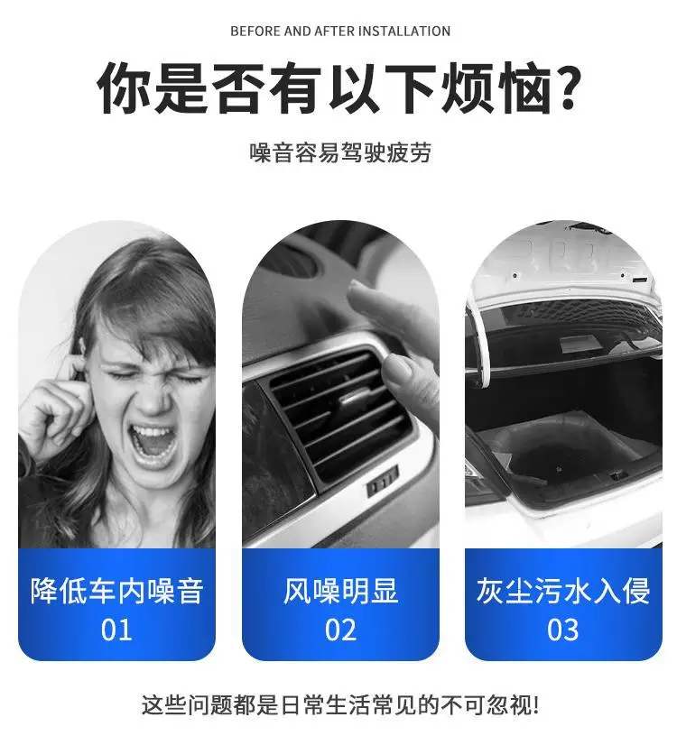 Long Safety System Trunk Seal Strip for Cars — feature 4