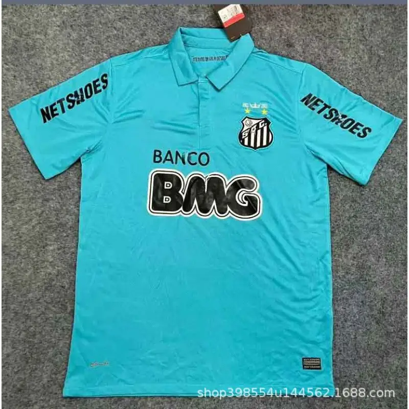 Brazil 2012 Santos Jersey Santos Commemorative Football Uniform No. 11 Neymar Retro White Children's Clothing