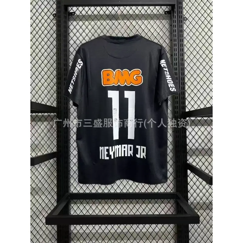 Brazil 2012 Santos Jersey Santos Commemorative Football Uniform No. 11 Neymar Retro White Children's Clothing
