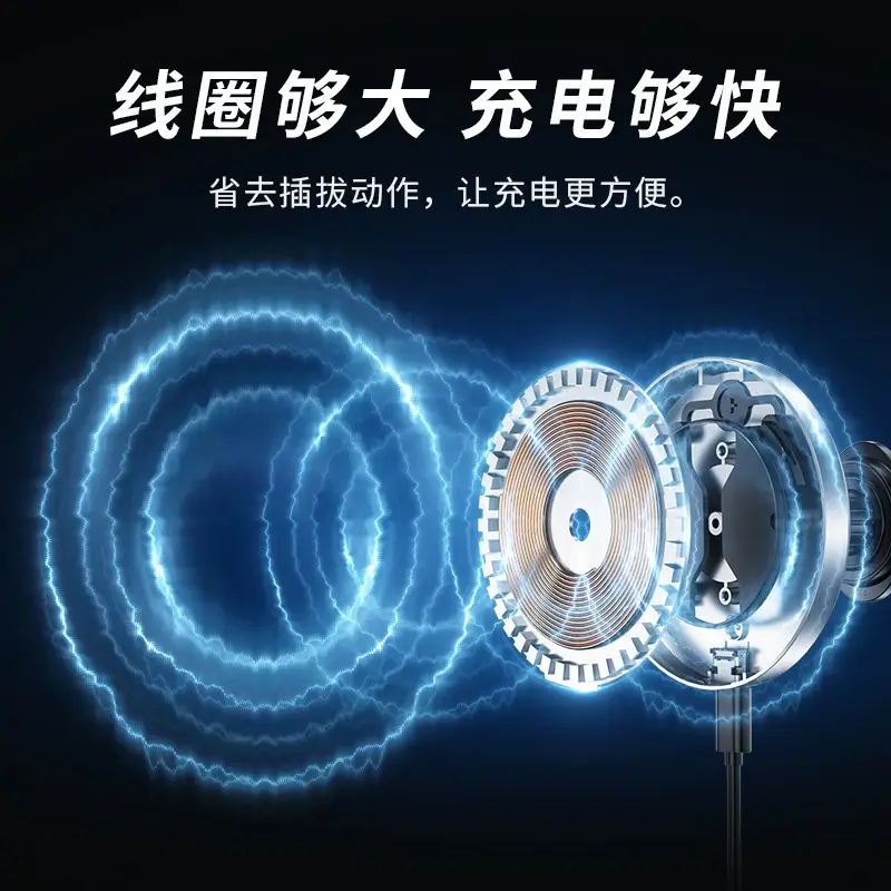 Cross-Border Magnetic Car Charger with Colorful Light - Image 3