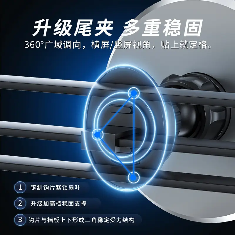 Cross-Border Magnetic Car Charger with Colorful Light - Image 4