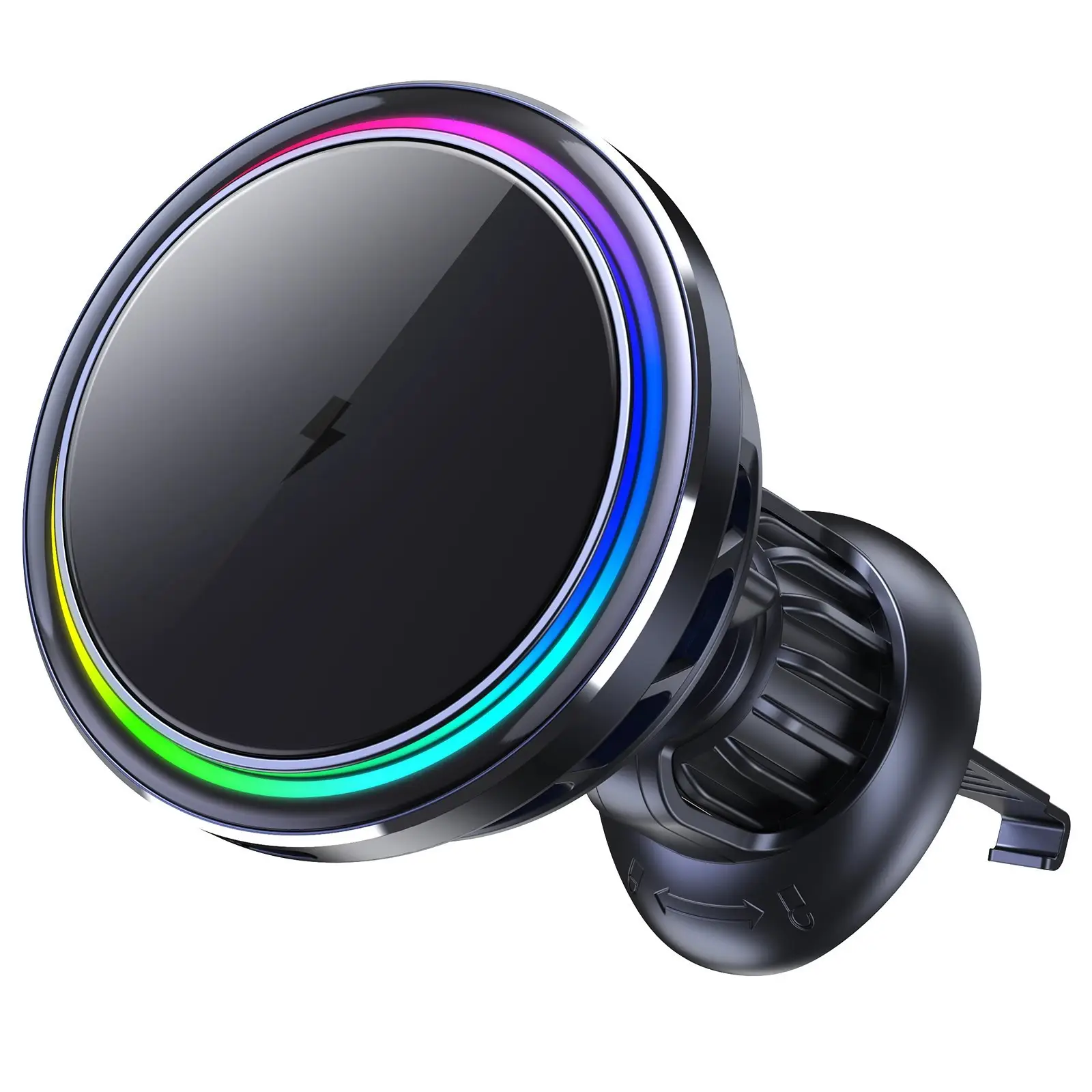Cross-Border Magnetic Car Charger with Colorful Light - Image 6