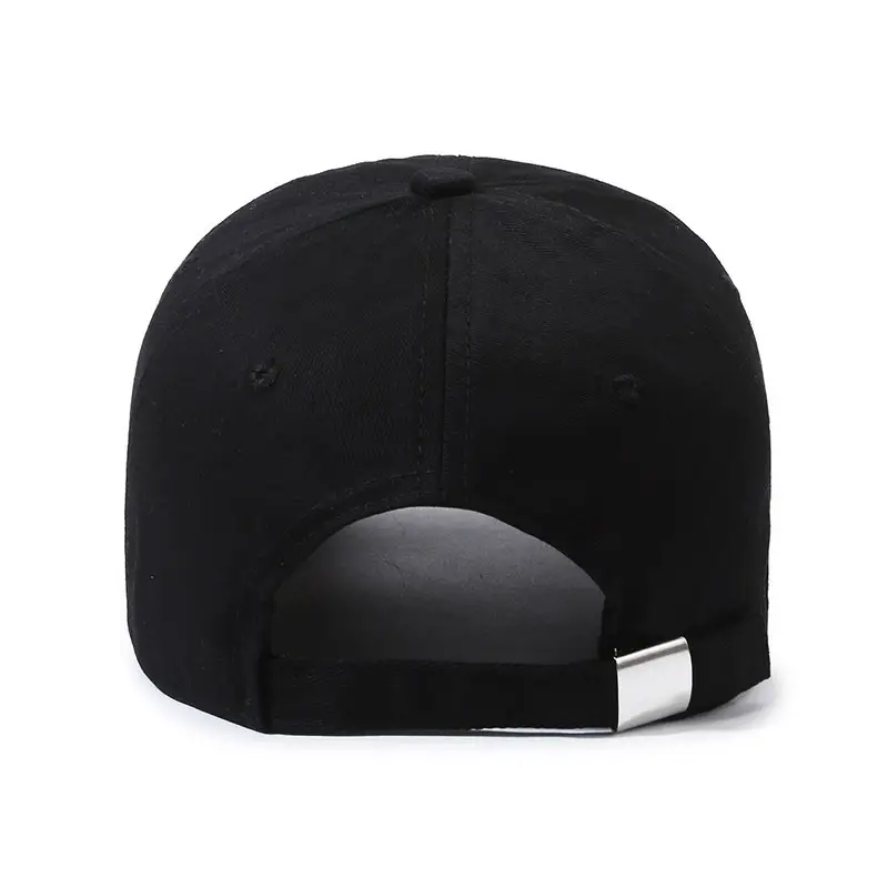 Women Black Embroidered Baseball Cap Large - Image 10