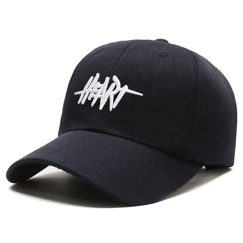 Women Black Embroidered Baseball Cap Large - Image 3