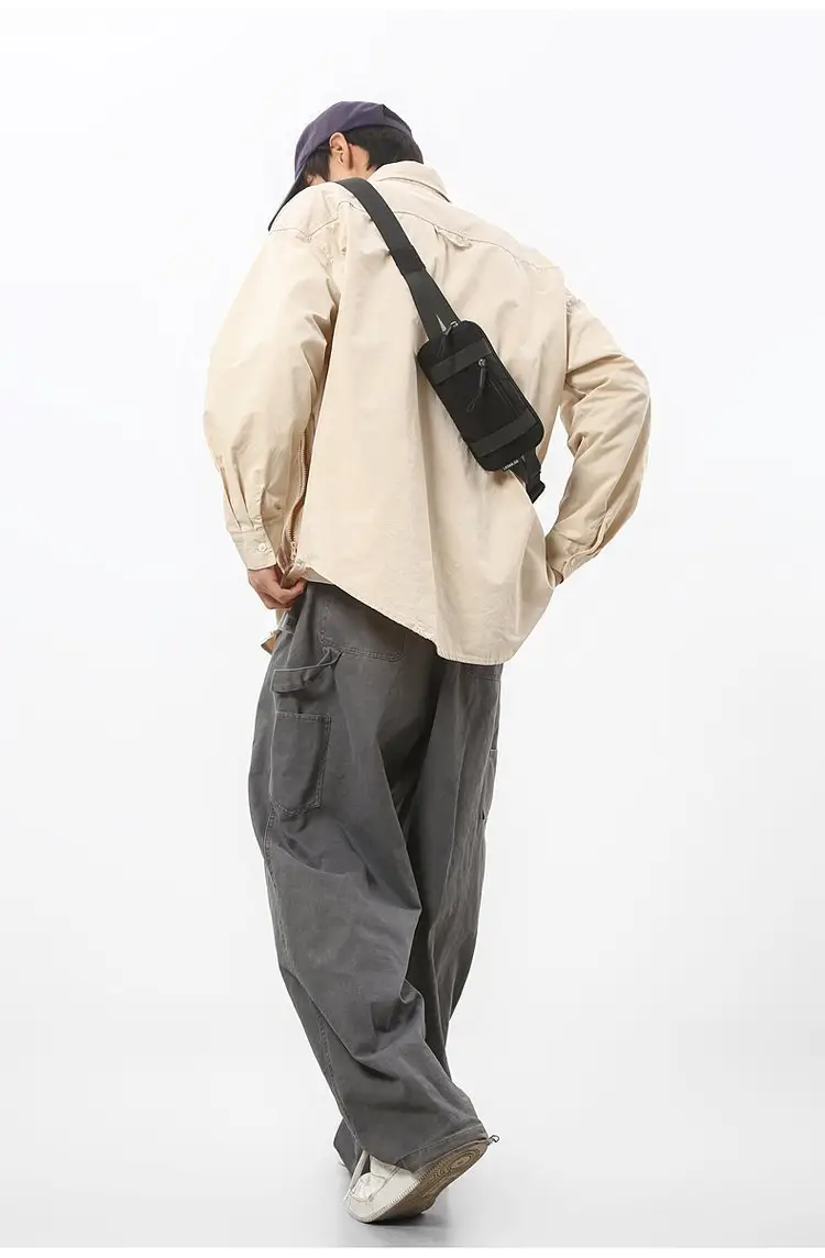 Men's Green Crossbody Bag with Mobile Holder — feature 10