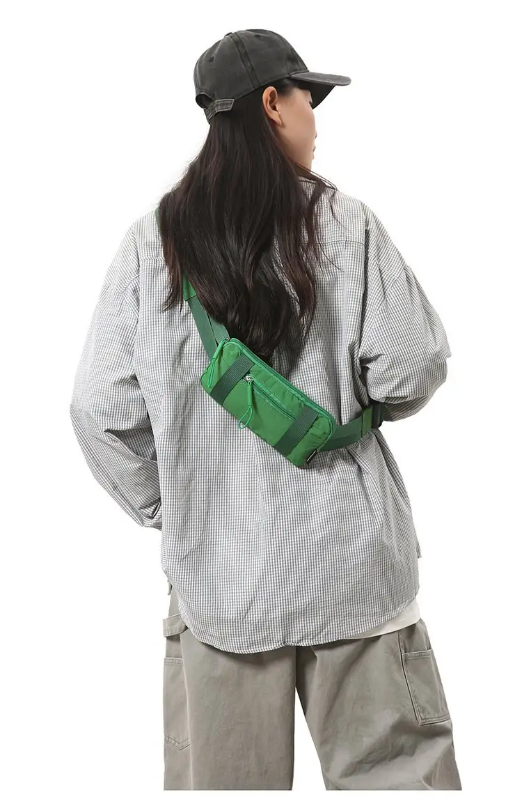 Men's Green Crossbody Bag with Mobile Holder — feature 21