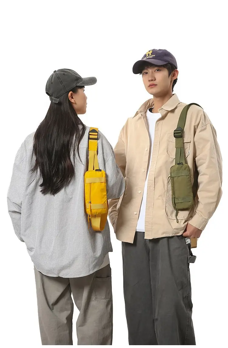 Men's Green Crossbody Bag with Mobile Holder — feature 25