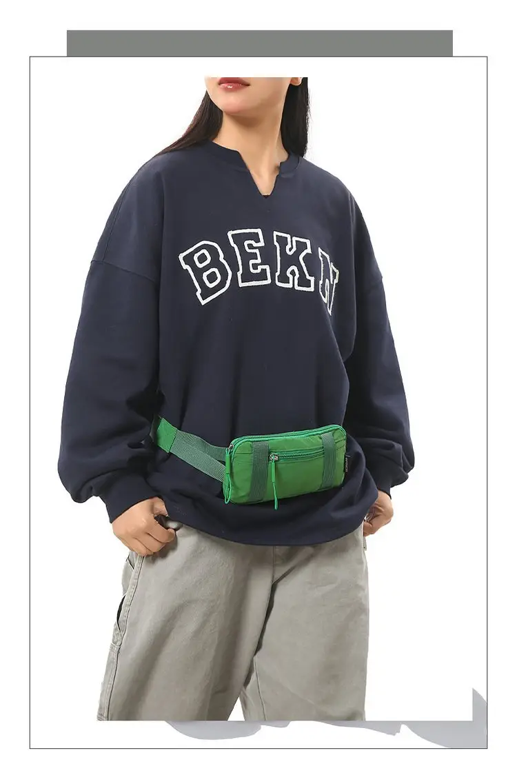 Men's Green Crossbody Bag with Mobile Holder — feature 3