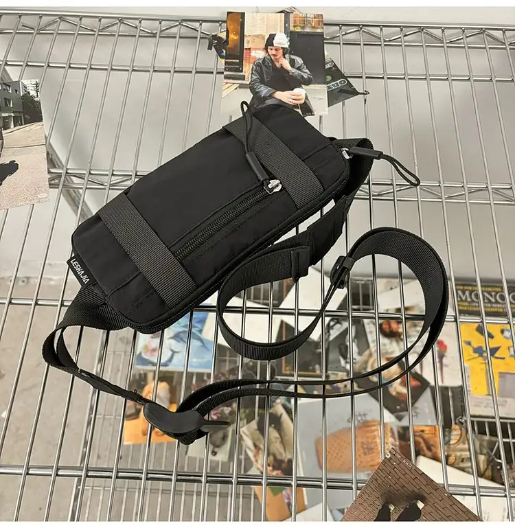 Men's Green Crossbody Bag with Mobile Holder — feature 37