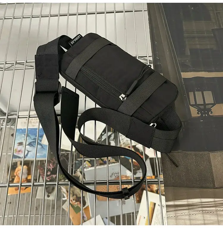Men's Green Crossbody Bag with Mobile Holder — feature 39