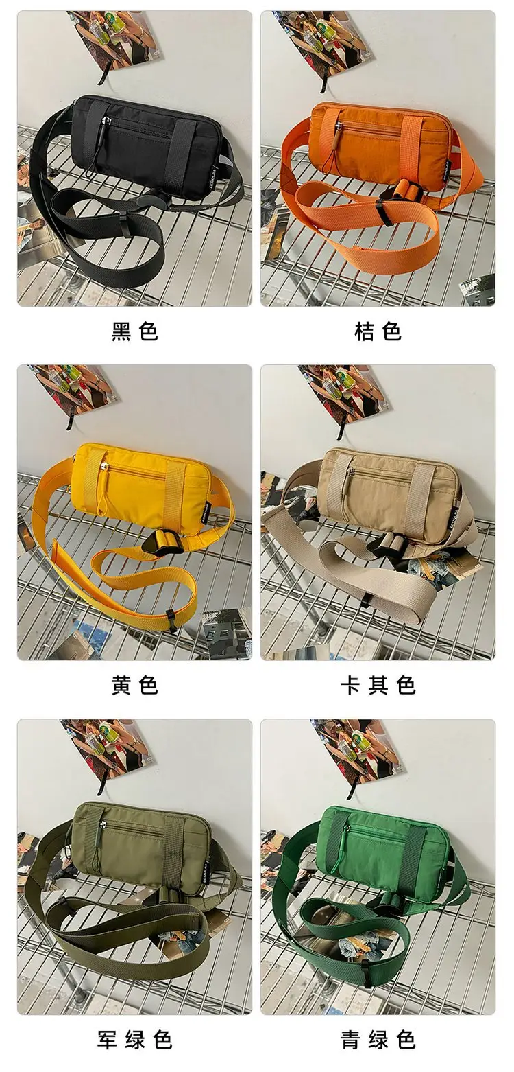 Men's Green Crossbody Bag with Mobile Holder — feature 4