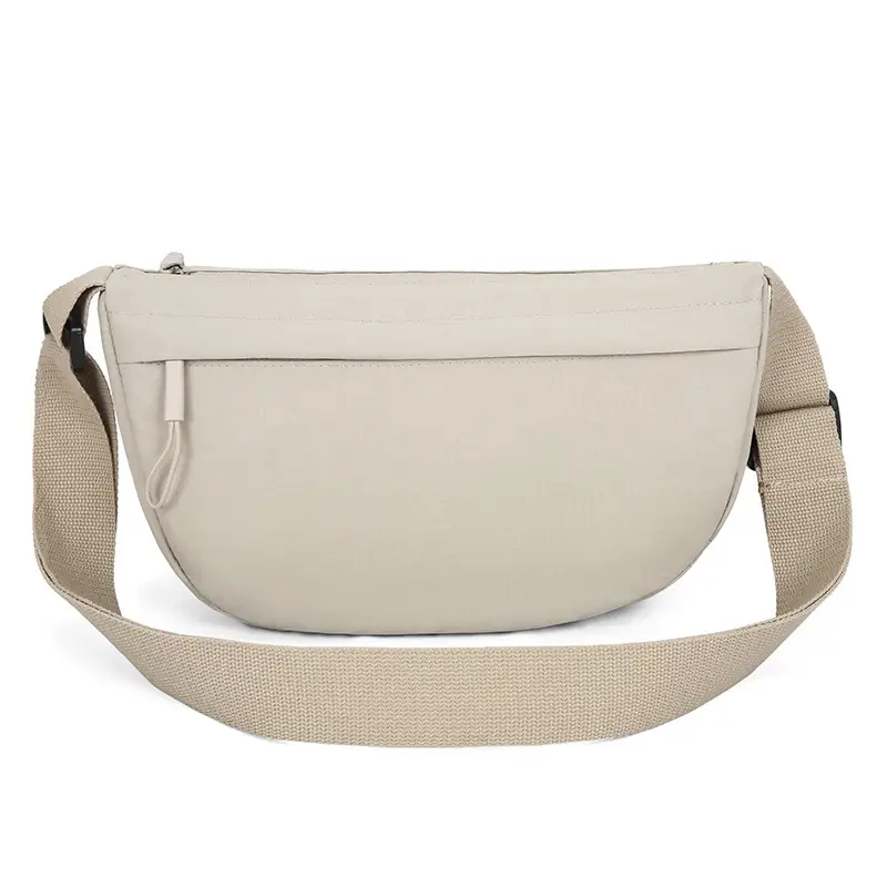 Women's Lightweight Nylon Shoulder Bag in Pink, Black, Green, Blue, White - Image 9