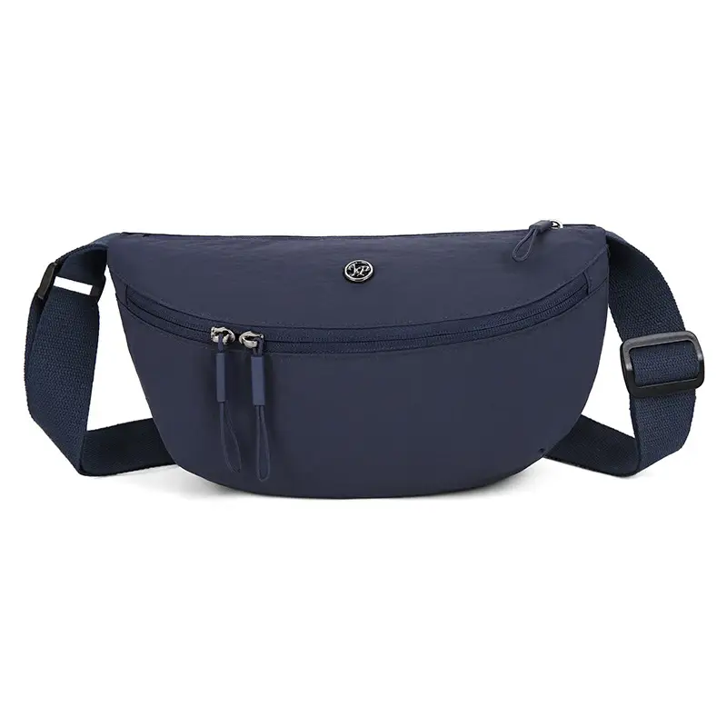 Women's Lightweight Nylon Shoulder Bag in Pink, Black, Green, Blue, White - Image 4
