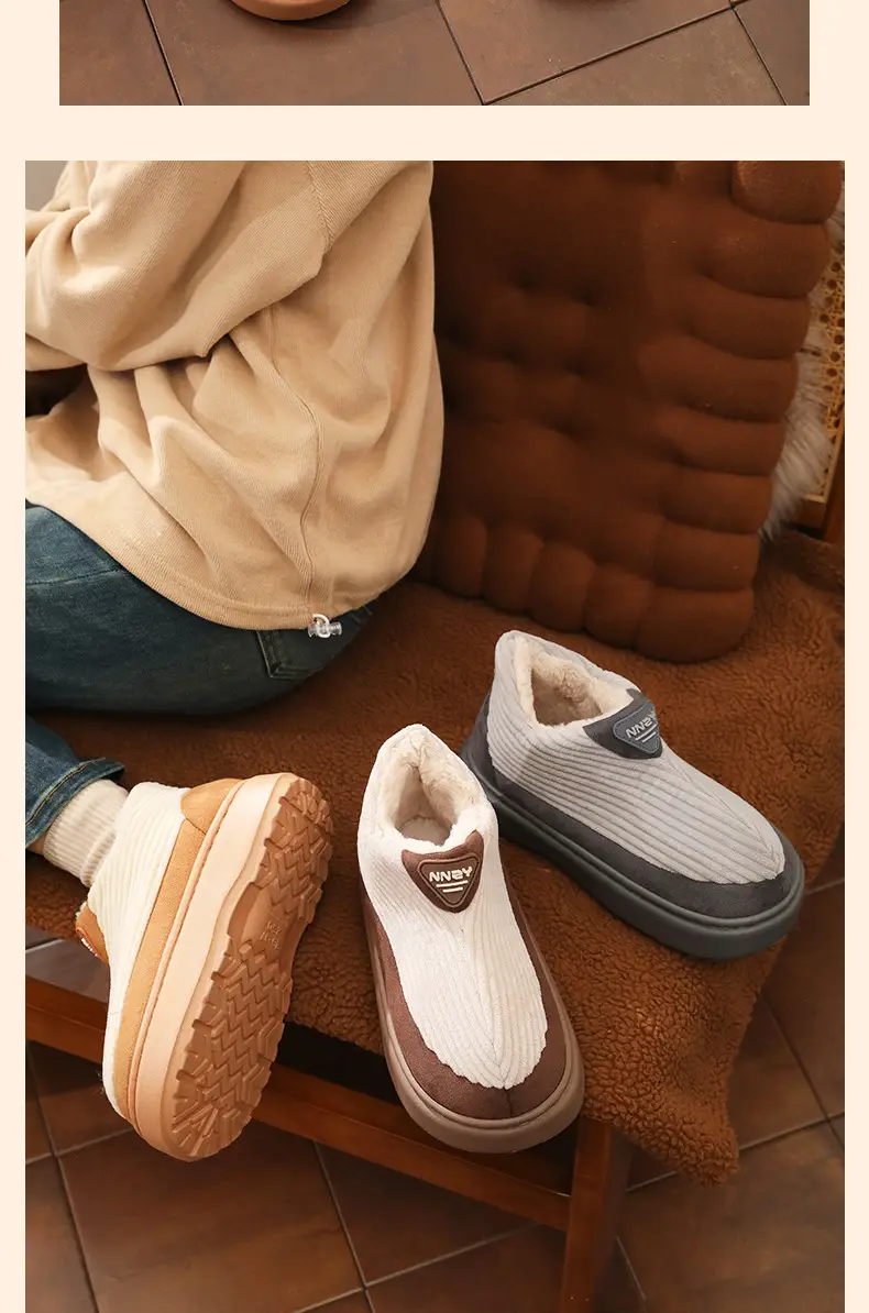 Warmth Thick-Soled Cotton Shoes for Men in Winter — feature 13