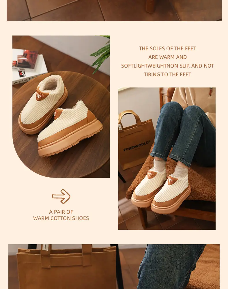 Warmth Thick-Soled Cotton Shoes for Men in Winter — feature 14