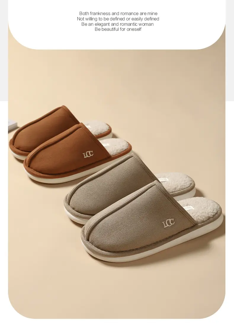 Women Cotton Warm Slippers Autumn Winter Non Slip — feature 5