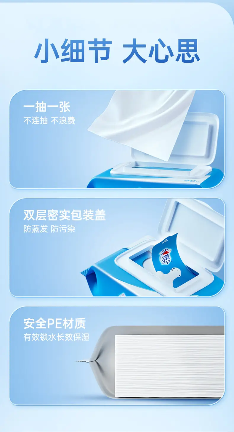 Baby Hand & Mouth Wipes 80 Sheets PE Safe β feature 4
