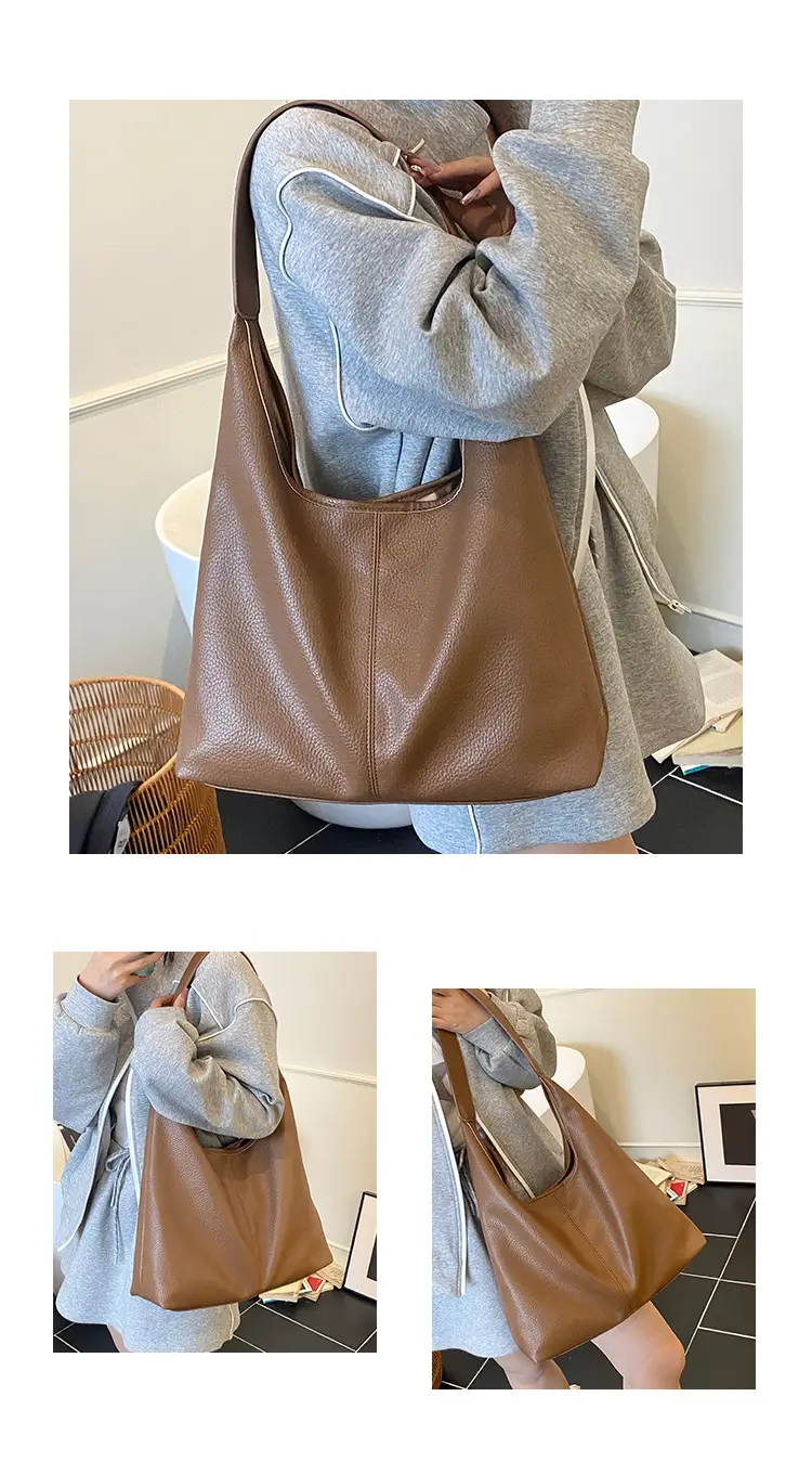 Women's Large Capacity Bucket Bag with Multiple Colors — feature 14