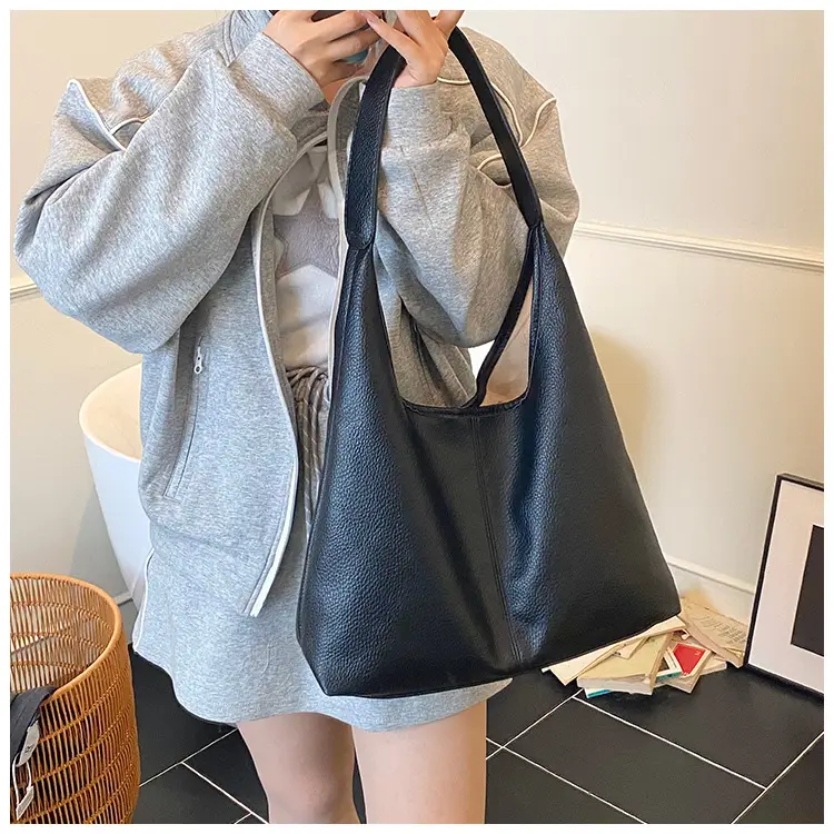 Women's Large Capacity Bucket Bag with Multiple Colors — feature 18
