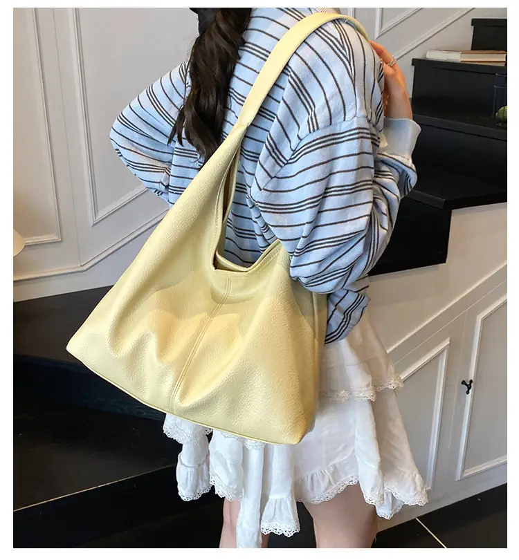 Women's Large Capacity Bucket Bag with Multiple Colors — feature 2