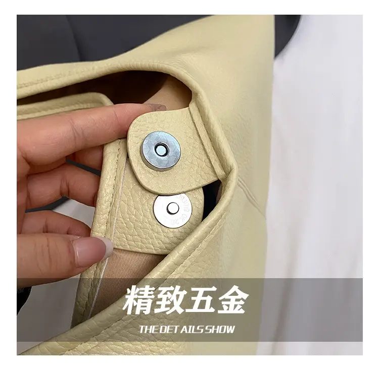 Women's Large Capacity Bucket Bag with Multiple Colors — feature 5