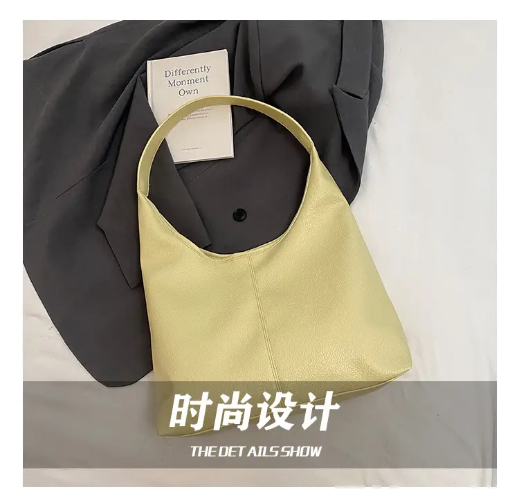 Women's Large Capacity Bucket Bag with Multiple Colors — feature 6