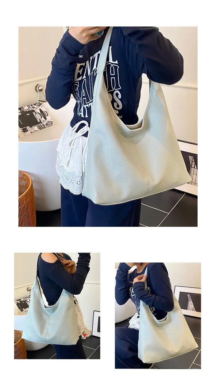 Women's Large Capacity Bucket Bag with Multiple Colors — feature 9