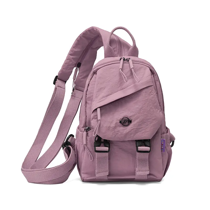 Japanese Style Backpack Yellow Pink Single Shoulder Crossbody - Image 7