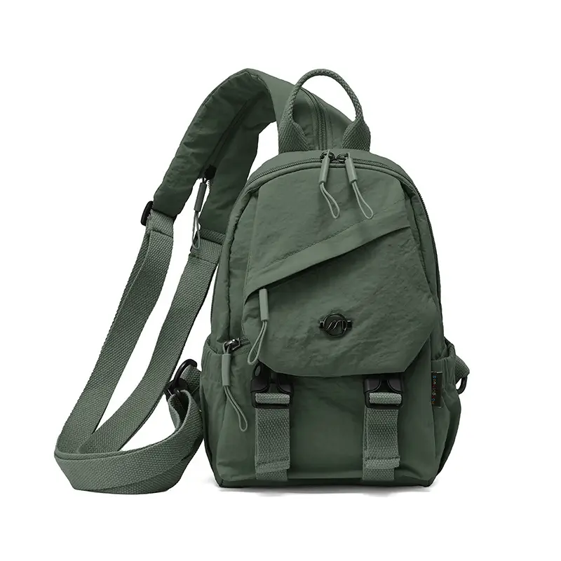 Japanese Style Backpack Yellow Pink Single Shoulder Crossbody - Image 8