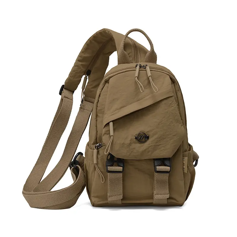 Japanese Style Backpack Yellow Pink Single Shoulder Crossbody - Image 9