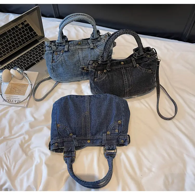 Denim Crossbody Bag Large Capacity 2026 — feature 1